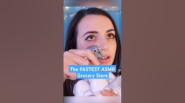 The FASTEST ASMR Grocery Store! #asmr #shorts