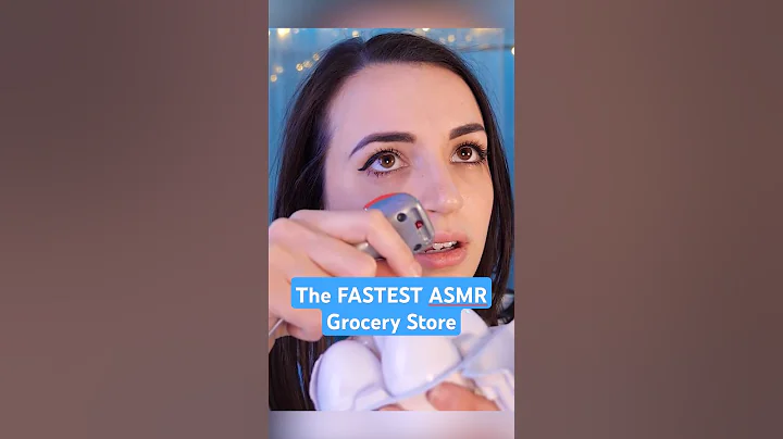 The FASTEST ASMR Grocery Store! #asmr #shorts