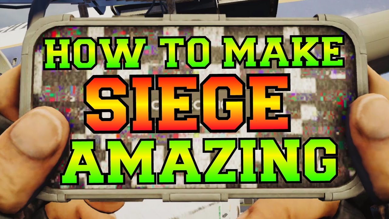 gaming logo SIEGE WOULD BE AMAZING IF... - Rainbow Six Siege