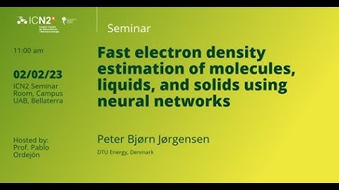 Fast electron density estimation of molecules, liquids, and solids using neural networks