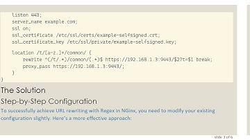 Mastering NGinx Location Directive with Regex