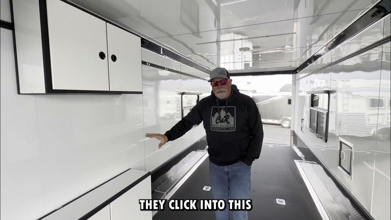 Super custom snowmobile trailer atc rom 450 youtube