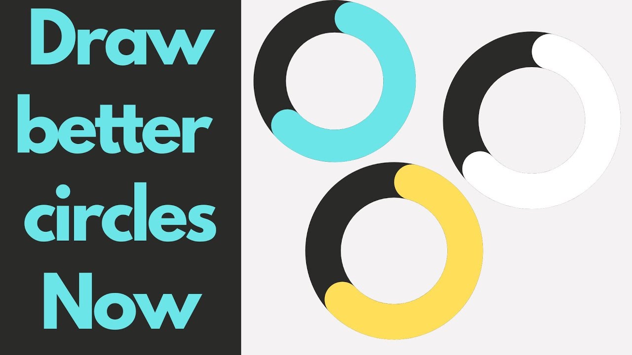 How To Draw Better Circles - These are the Easy Techniques EVERYONE ...