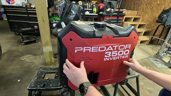 Predator 3500 Inverter Generator - How to access air filter