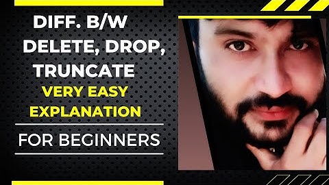 Difference between DELETE , DROP & TRUNCATE in SQL | Delete vs Drop vs Truncate | DBMS | ORACLE SQL