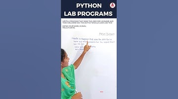 python lab program