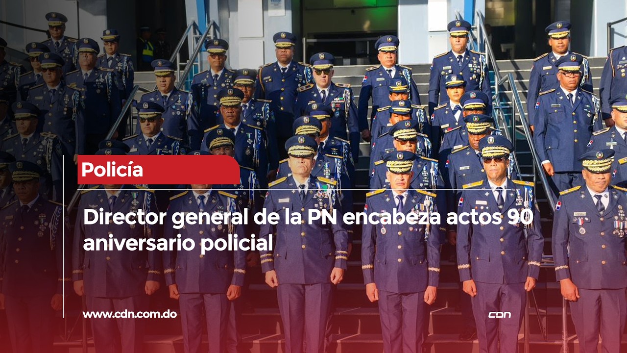 Policía Nacional realiza actos por su 90 aniversario