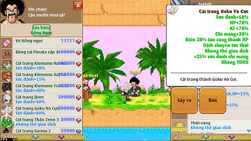 Ngọc Rồng Lậu Mới Nhất - Nro Lậu Mika Đang Mở Test Free 1 Triệu Thỏi Vàng 100 Triệu Hồng Ngọc Quá Đã