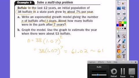 ALG2 CH7.1 Part 2 (Graph Exponential Growth Functions)