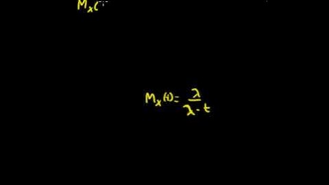 Moment Generating Functions Part 2
