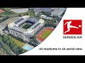 Alle bundesliga stadien der saison 202223 in 4k luftaufnahme