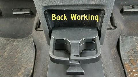 How to fix rear cup holder vw golf mk5