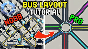 HOW to LAYOUT your BUS LINES in Cities: Skylines 2