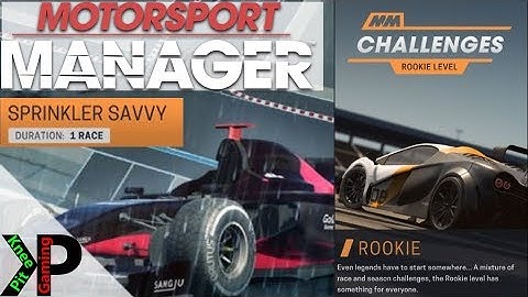 Motorsport Manager Challenge Pack DLC - Sprinkler Savvy - Rookie Challenge #1