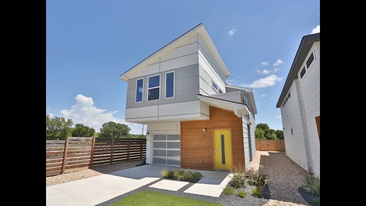 Modern Home For Sale 2819 E 14th Austin TX 78702 YouTube
