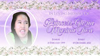 Funeral Service for Princess Gloria Marina Tioa