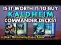 Is It Worth It To Buy A Kaldheim Commander Deck? A Magic: The Gathering Product Review