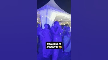 PROBLEM EVERY INTROVERT AT FUNCTION 😅😂 #reels #shortsvideo #party #funny #dance #shorts