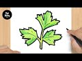 #721 How to Draw a Parsley - Easy Drawing Tutorial