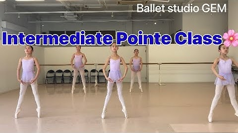 Ballet Pointe Class  Intermediate