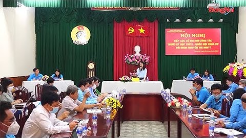 Tiếp xúc cử tri nơi công tác của đại biểu Quốc hội Nguyễn Thị Như Ý