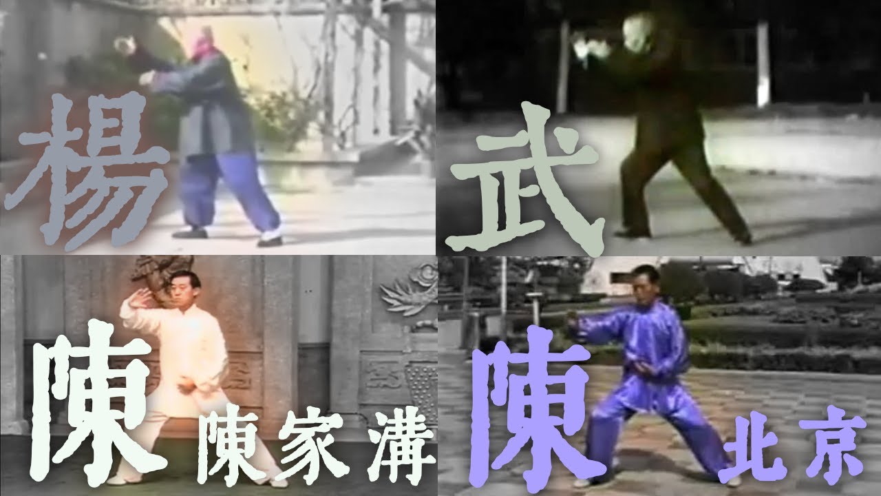Taijiquan (Tai Chi Chuan): Comparison between Chen, Yang, and Wu/Hao Styles