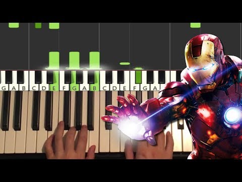 Iron Man 3 Theme Piano Tutorial Lesson Youtube - roblox iron man 3 theme