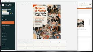 Exporting Your Work - Getting Started with StoryTable