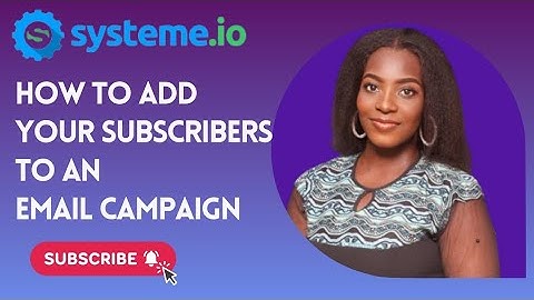 Systeme.io: How to Add Your Existing Subscribers To An Email Campaign