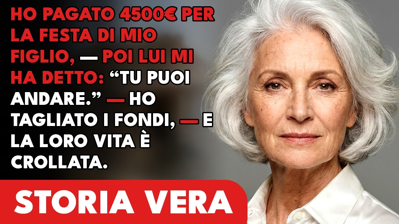 Avevo appena trascorso ore a sistemare ogni dettaglio della festa per la promozione di mio figlio, quando dietro la porta socchiusa del guardaroba ho sentito sua moglie dire che la mia presenza...