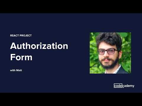 REACT Project Authorization Form - REACT Project Authorization Form