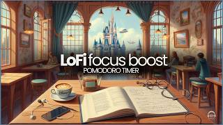 Pomodoro Timer with Chill LoFi in Disney (25 minutes Method)