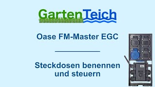 Oase FM-Master EGC - Steckdosen benennen und steuern screenshot 1