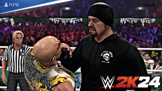 The Undertaker vs. The Rock - Undertaker Attacks The Rock WrestleMania 40 | WWE 2K24