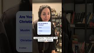 My opinion about 1 Muslim vs 20 Christian #islam