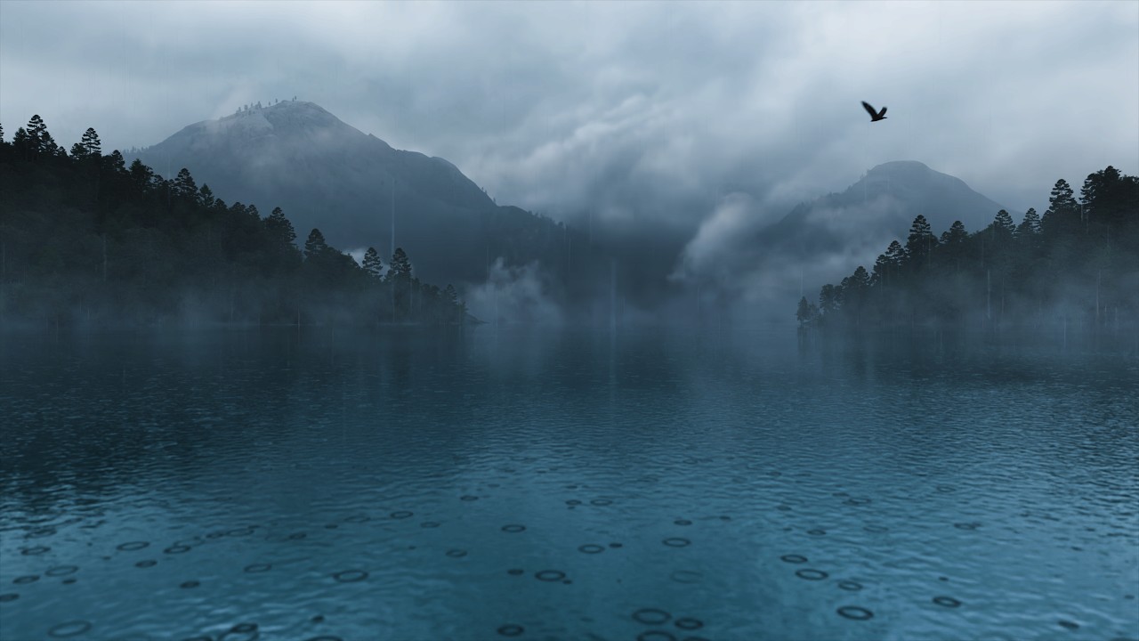 Gentle Rain on the Lake — rain ambience for deep focus