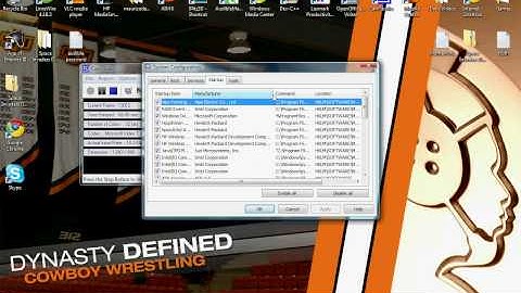 How to  disable windows startup programs