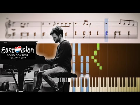 Duncan Laurence - Arcade - The Netherlands 🇳🇱 - Eurovision 2019 - Piano Tutorial + SHEETS