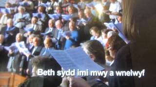Emyn / Hymn: 'Wele'n Sefyll Rwng y Myrtwydd'