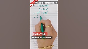 What is Factorisation?/Maths Tricks #maths #factorization #trending #viral #shorts #shortsfeed #yt