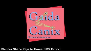 Blender Driver Shape Keys to Unreal Engine FBX Export