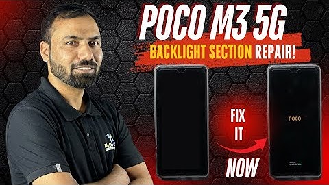 Poco M3 5G Display Light Issue Fix | Mobile Repairing Course Hindi