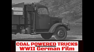 WWII GERMAN COAL POWERED TRUCK  ANTHRACITE GENERATOR OPERATION & MAINTENANCE FILM  XD95895