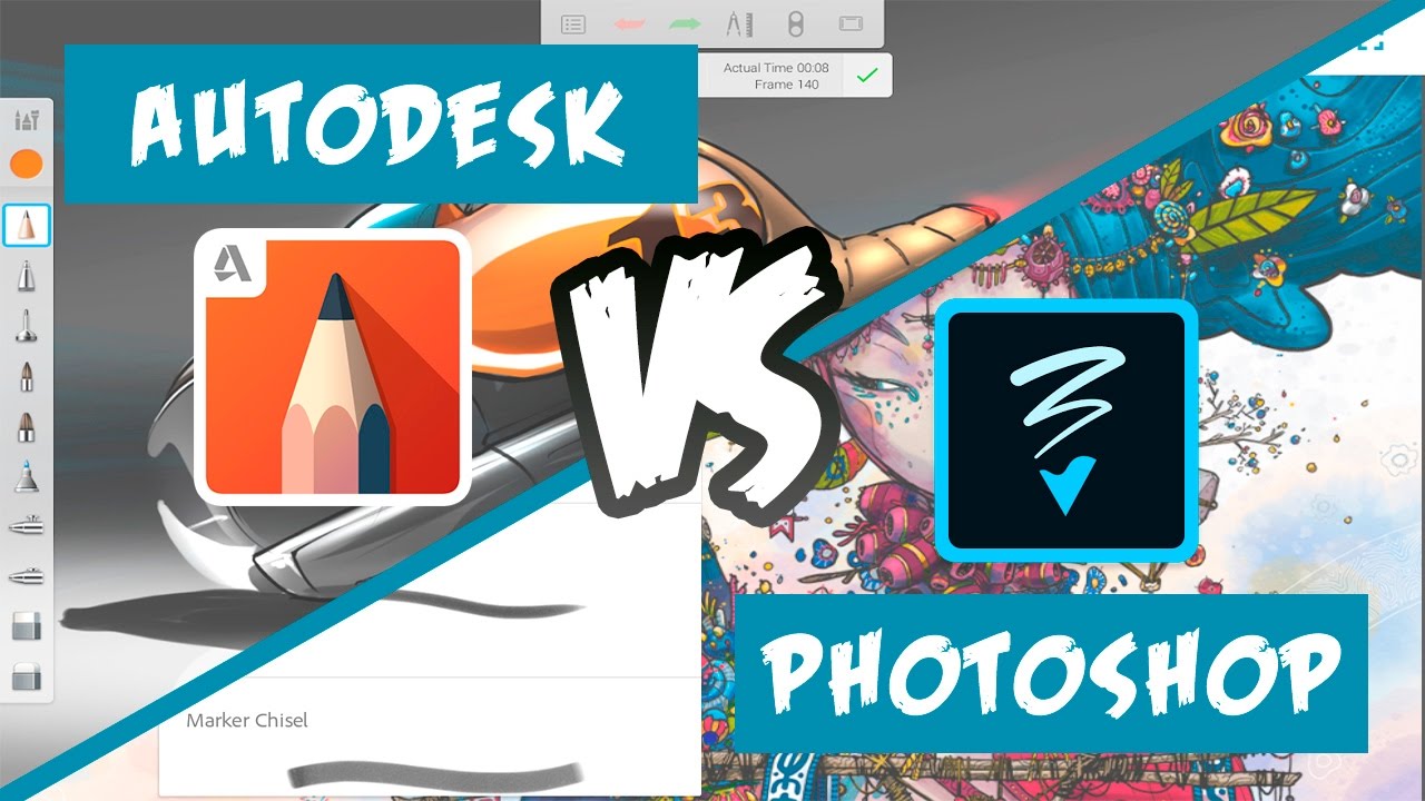 autodesk sketchbook vs procreate