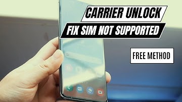 SIM Not Supported Unlock Phone Carrier With Ease Today