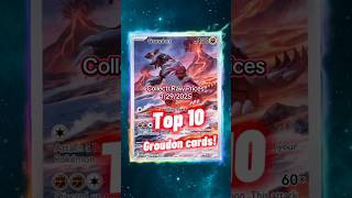 Top 10 EXPENSIVE Groudon Pokémon Cards 🔥 #shorts #top10 #groudon #pokemon