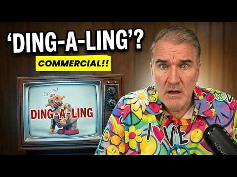 Unearthing the CRAZIEST Ding-A-Lings Robot Ad from the 70s!