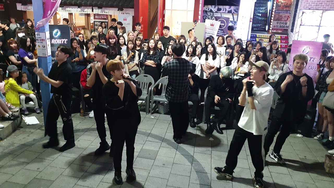 《BlockB_HER》20190602#KingdomS(킹덤즈) 블락비#헐 홍대버스킹 20190602_212413 #SnowHorse