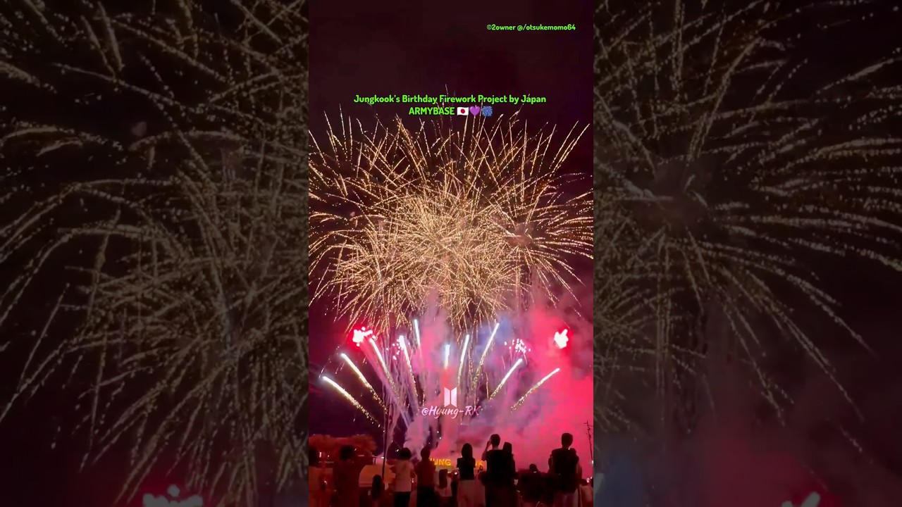 Jungkook’s Birthday Fireworks in Japan😍🎂 adlı videoyu YouTube'da izle Jungkook’s Birthday Fireworks in Japan😍🎂 adlı videoyu YouTube'da izle