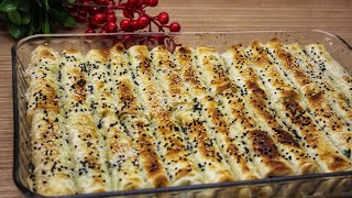 البوريك التركي الأشهر على الاطلاق في البيوت التركية** برك تركية برقائق اليوفكا börek